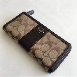COACH Zip Around Wallet